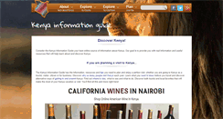 Desktop Screenshot of kenya-information-guide.com