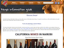 Tablet Screenshot of kenya-information-guide.com